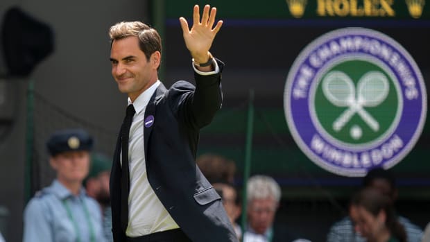 On the inaugural middle Sunday for play, Wimbledon celebrates 100 years since their move to Church Road and the centenary of Centre Court. Past champions were on court for this special ceremony on day seven at All England Lawn Tennis and Croquet Club.
